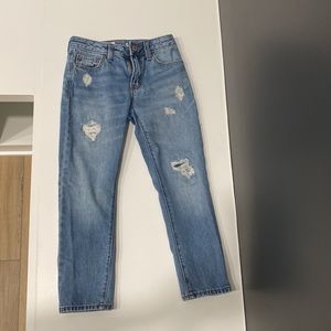 Gap girlfriend girls jeans size 6 light/medium wash